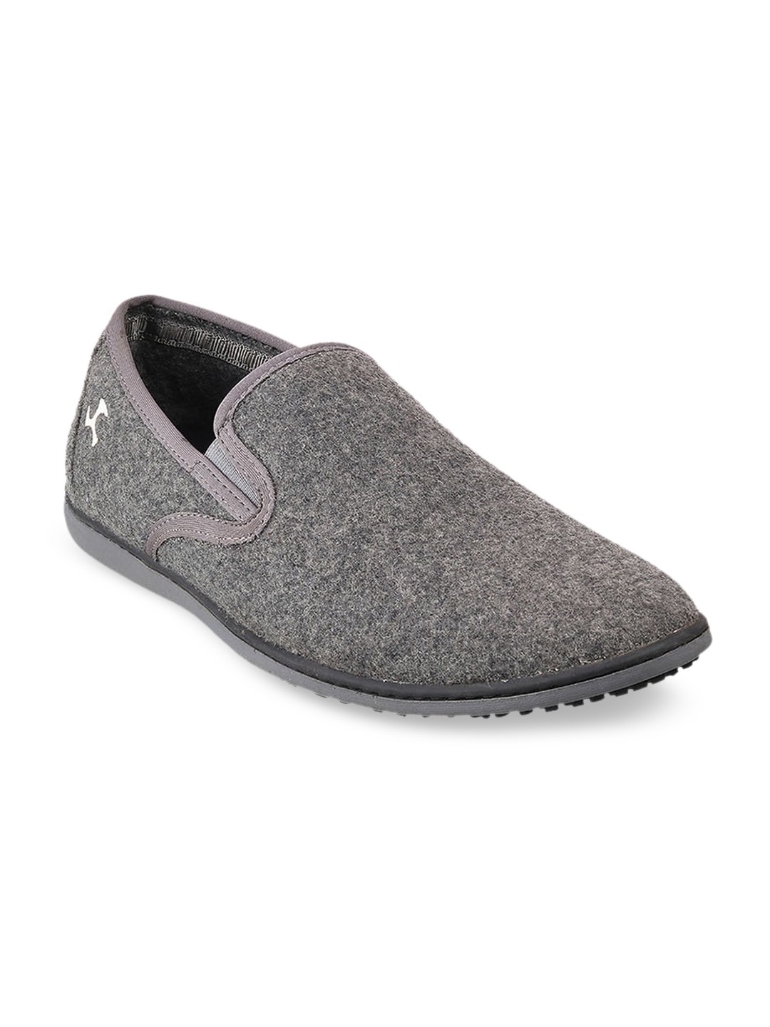 

Mochi Men Grey Solid Loafers