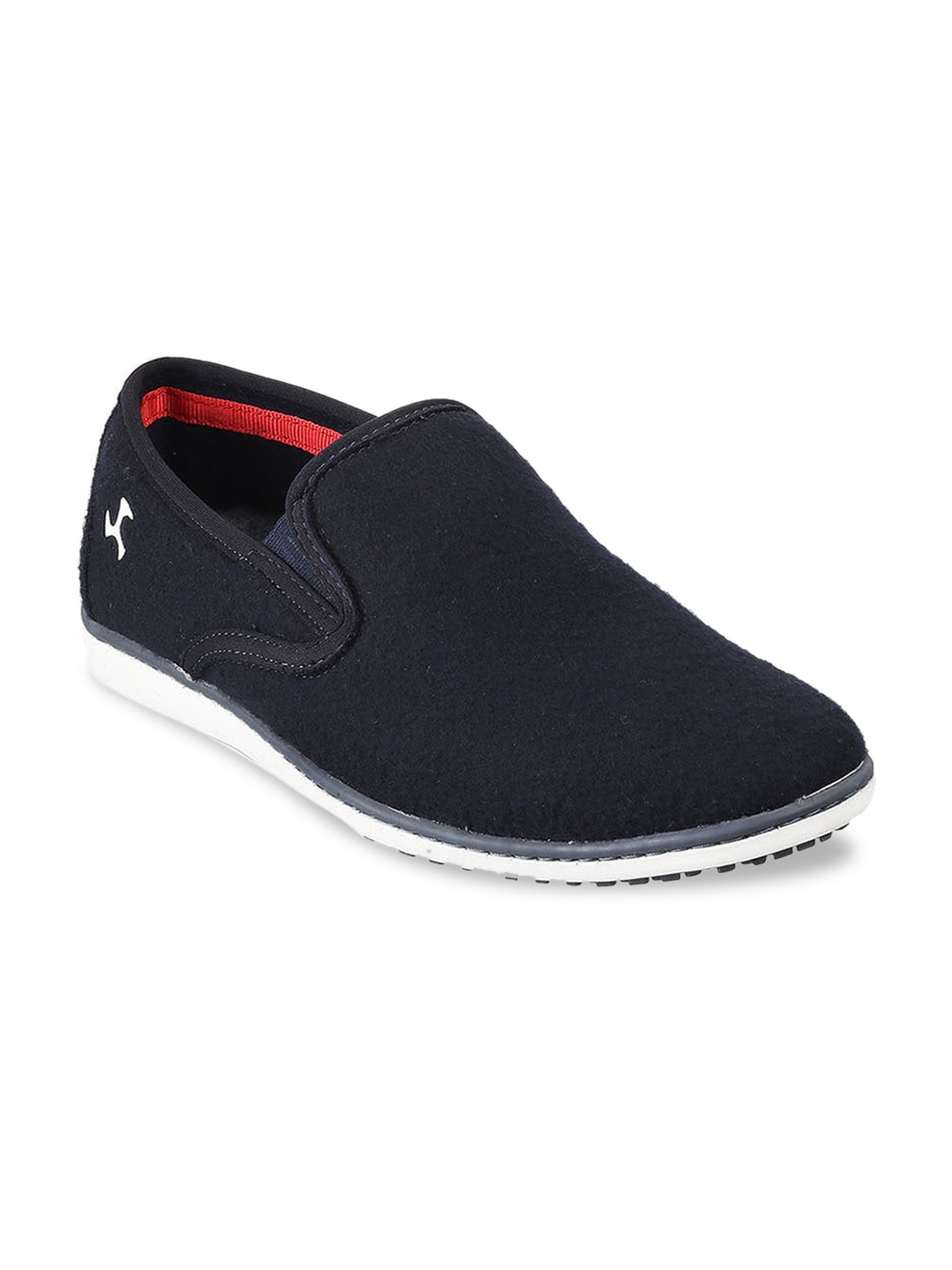 

Mochi Men Blue Solid Casual Loafers