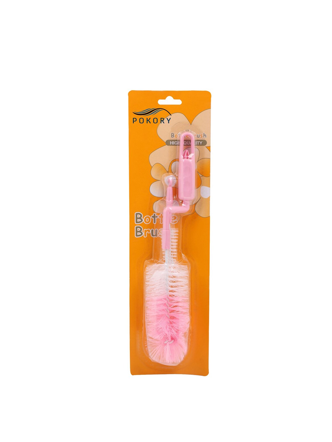 

POKORY Pink Baby Bottle Cleansing Brush