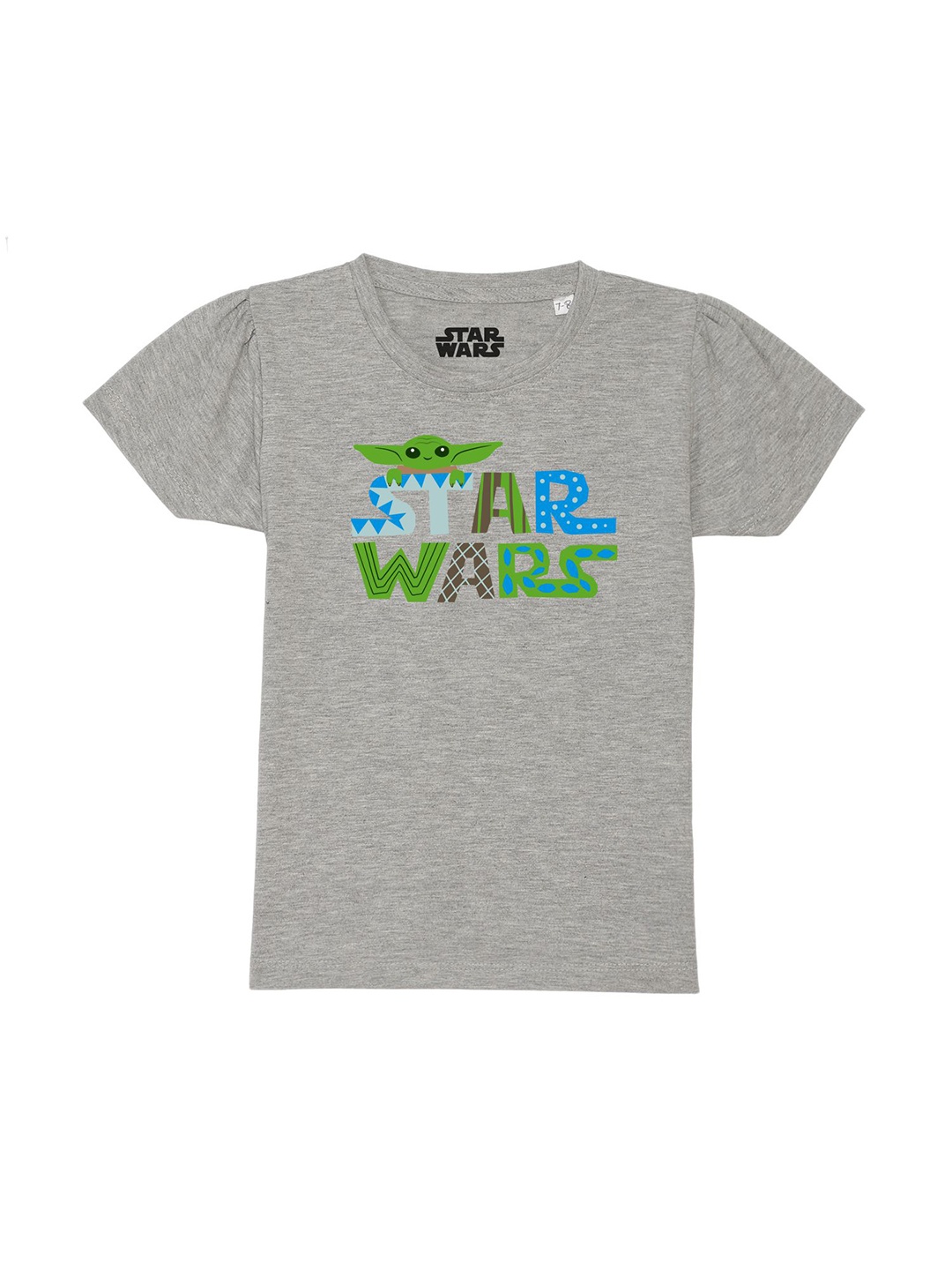 

Star Wars by Wear Your Mind Girls Grey Star Wars Printed T-shirt