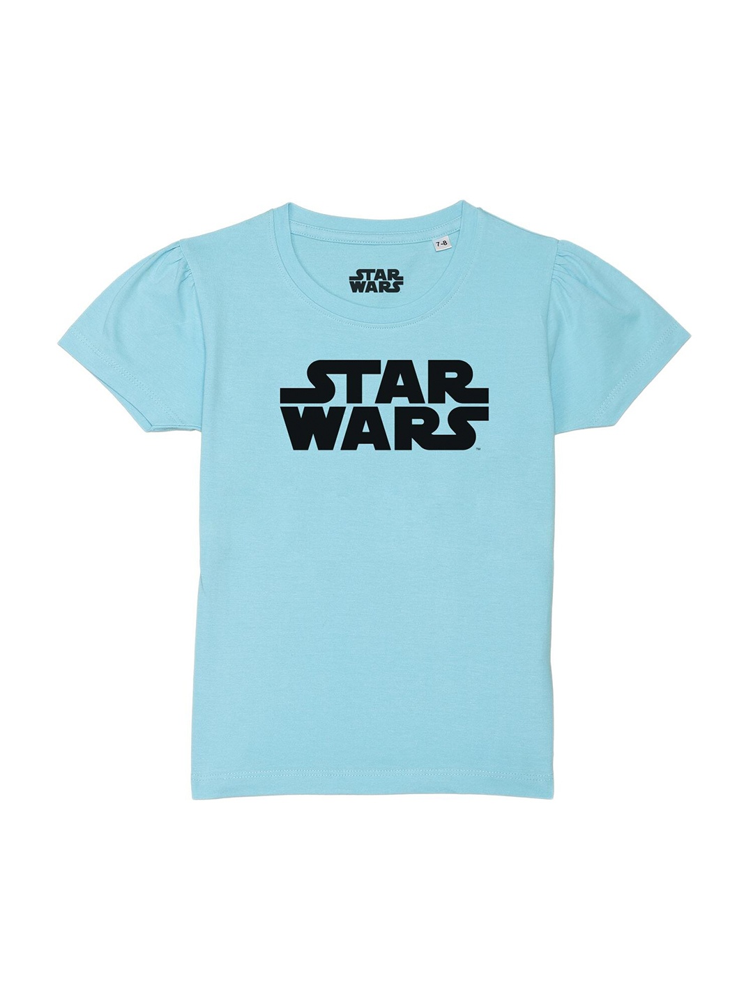 

Star Wars by Wear Your Mind Girls Blue printed T-shirt