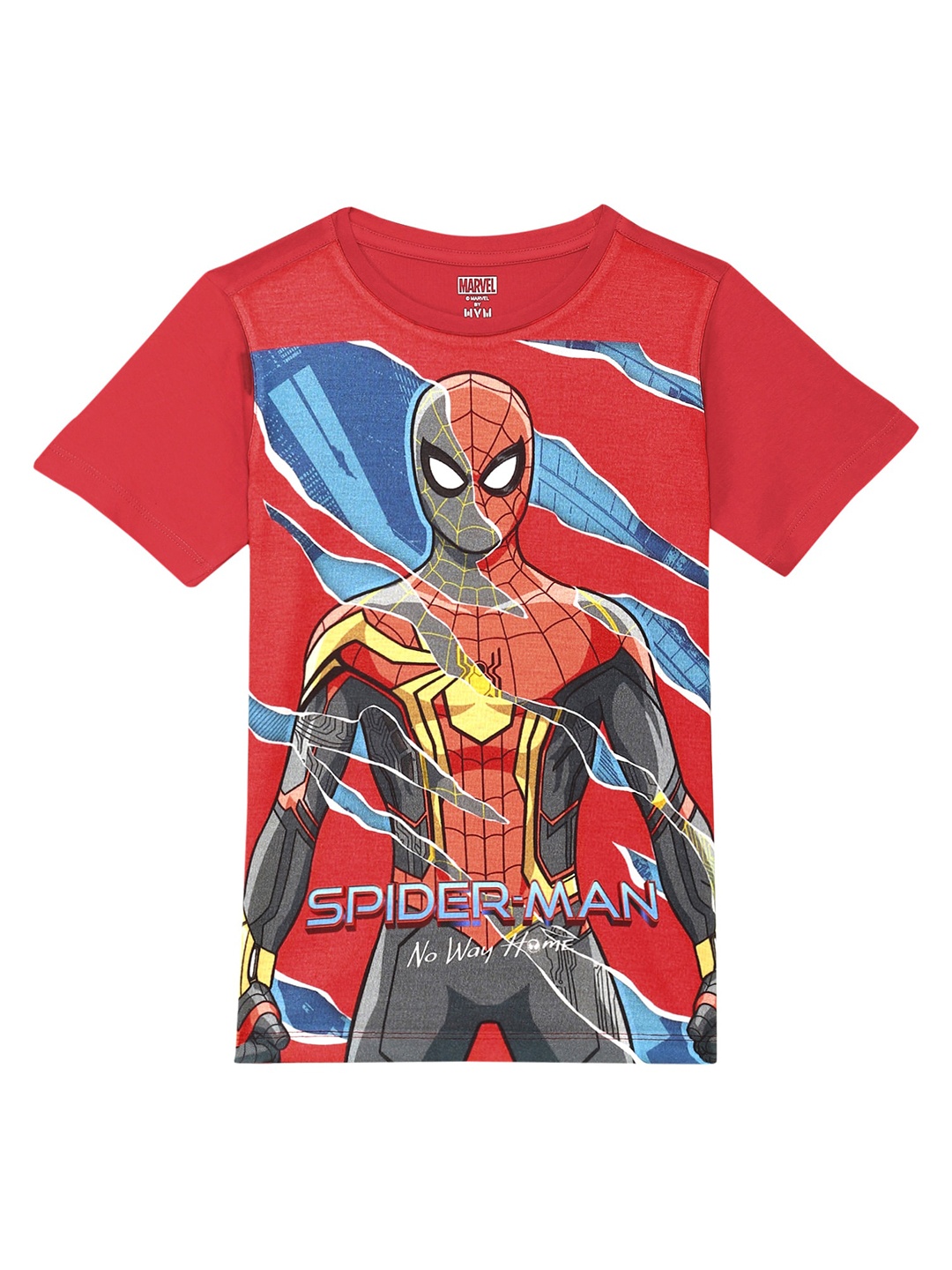 

Marvel by Wear Your Mind Boys Red Spiderman Printed T-shirt