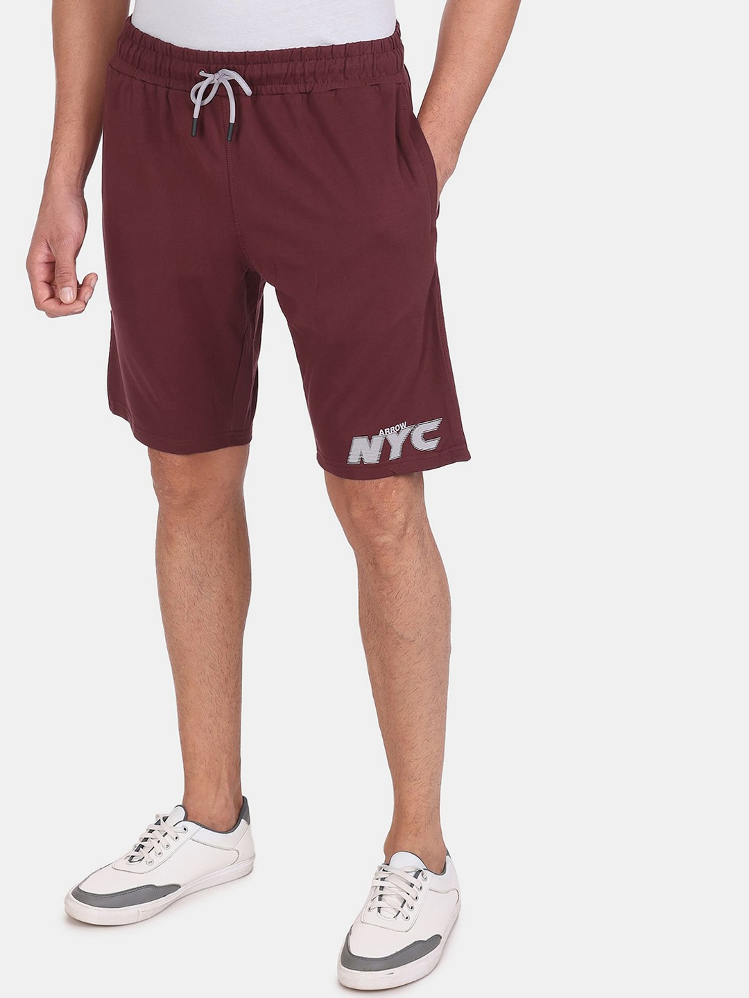 

Arrow Sport Men Maroon Shorts