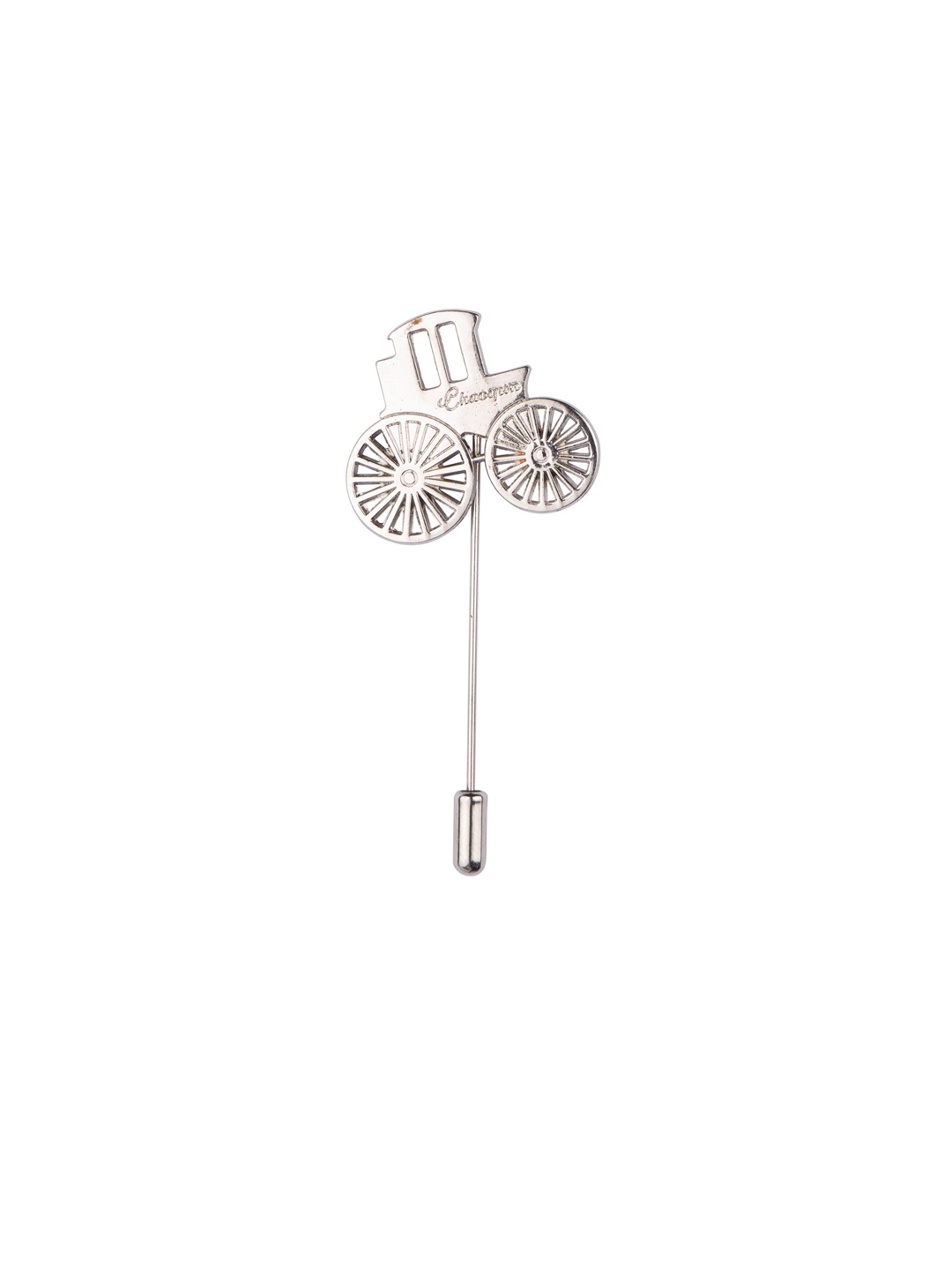 

The Tie Hub Men Silver-Toned Old Buggy Metal Lapel Pin