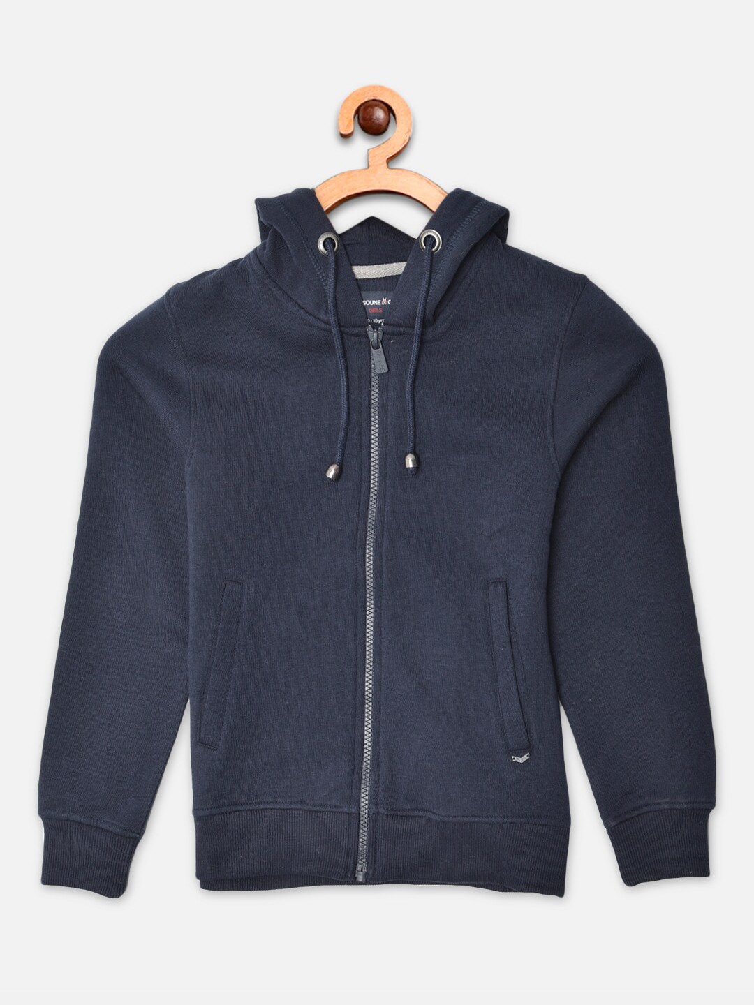 

Crimsoune Club Girls Navy Blue Hooded Sweatshirt