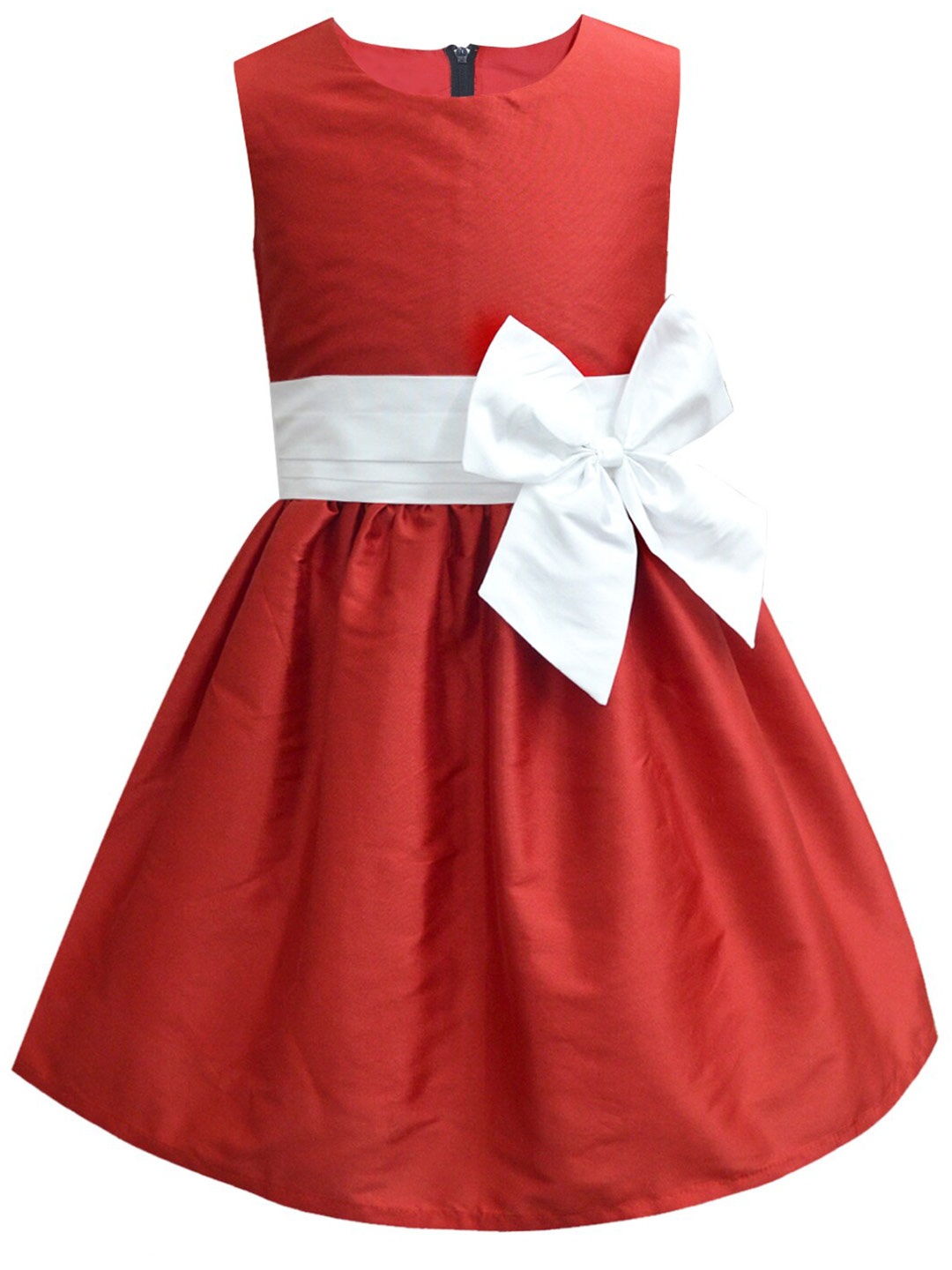 

A T U N Red & White Dress