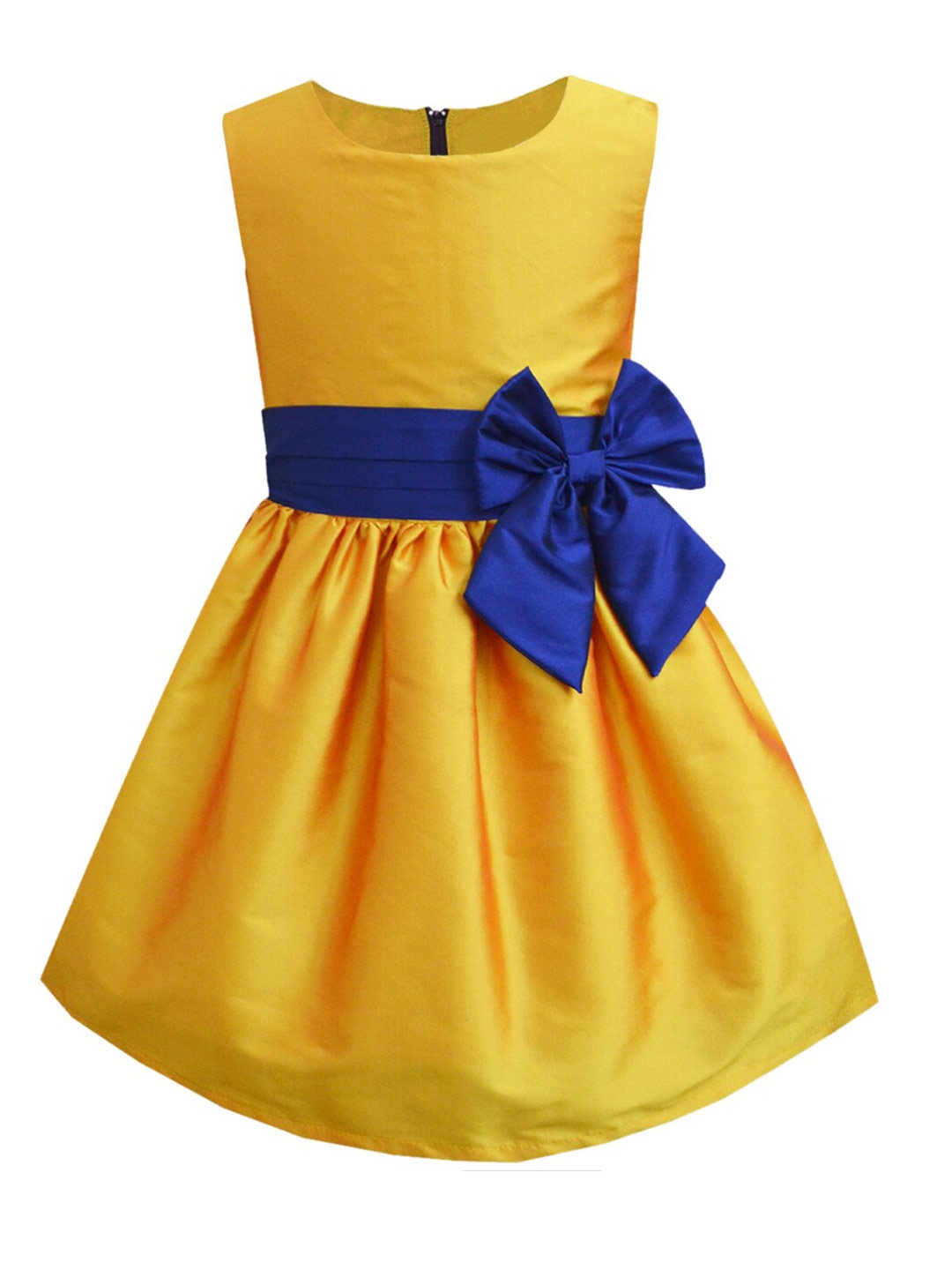 

A T U N Yellow & Blue Dress