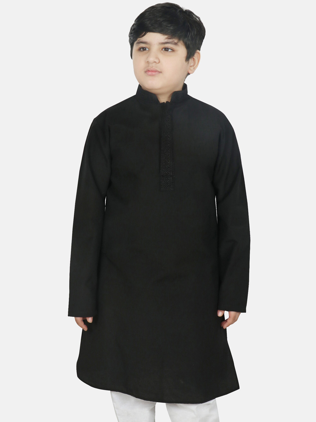 

SG YUVRAJ Boys Black Kurta