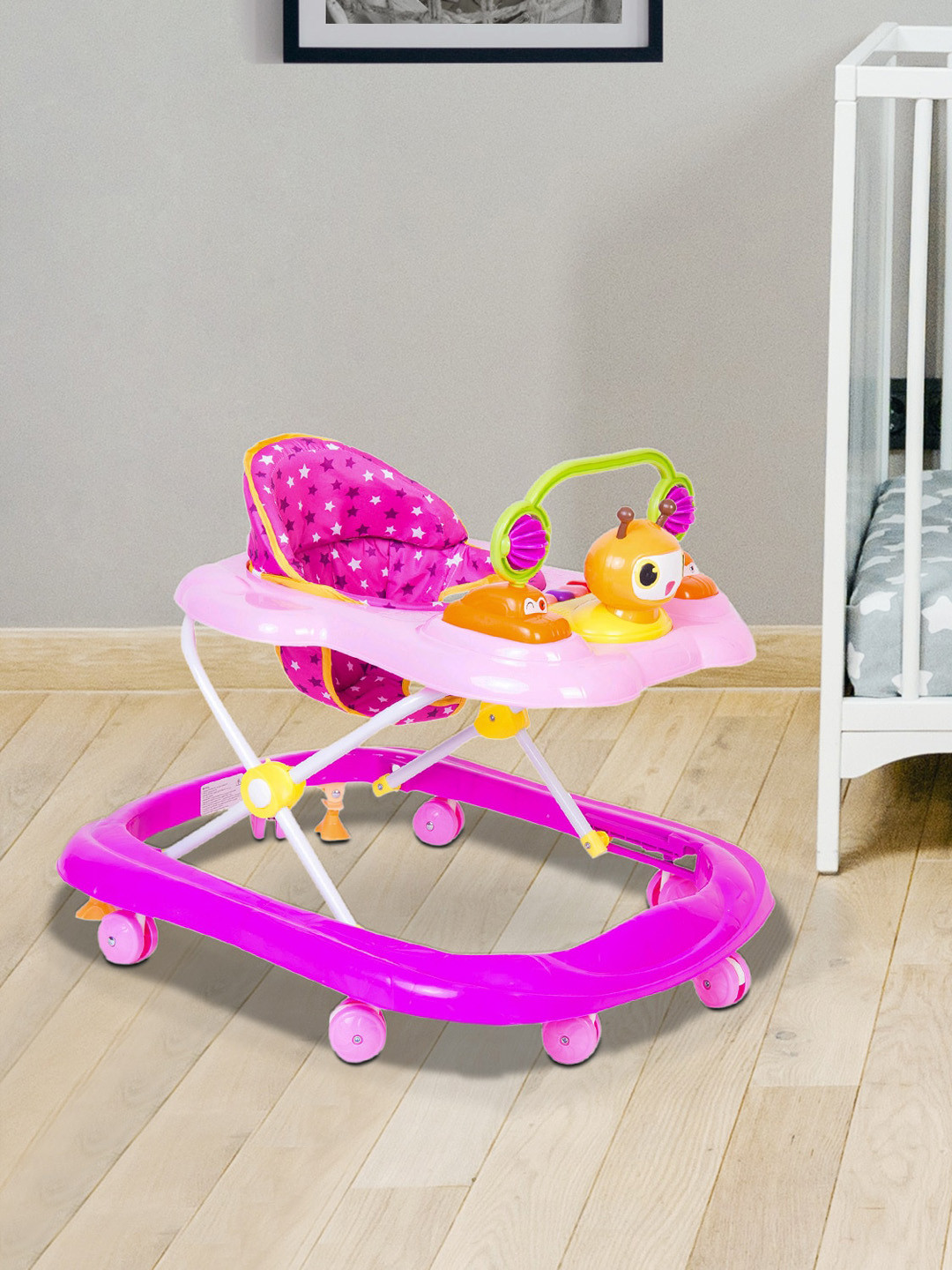 

Baby Moo Infant Kids Pink Walker