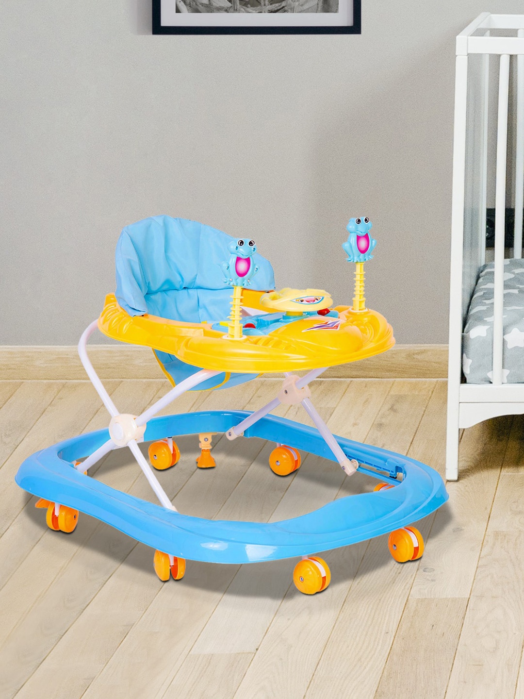 

Baby Moo Blue & Yellow Baby Walker