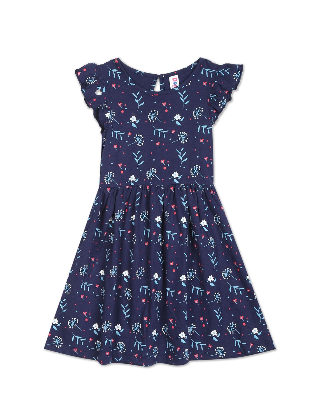 

Donuts Girls Navy Blue Floral Dress