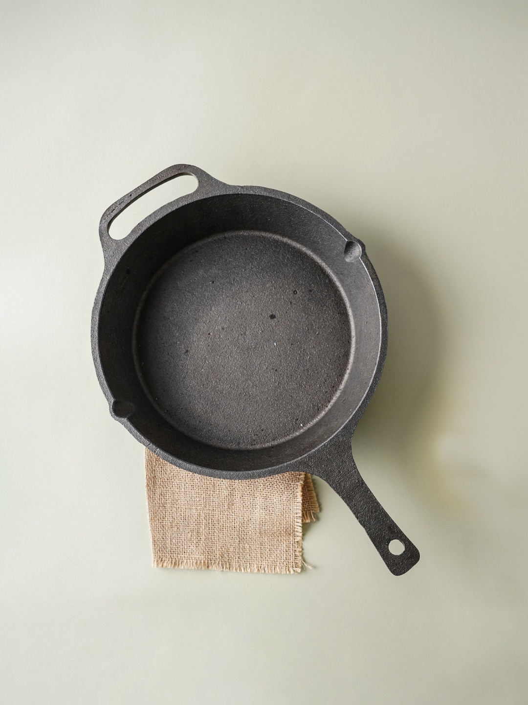 

The Indus Valley Black Pre-Seasoned Super Smooth Cast Iron Skillet