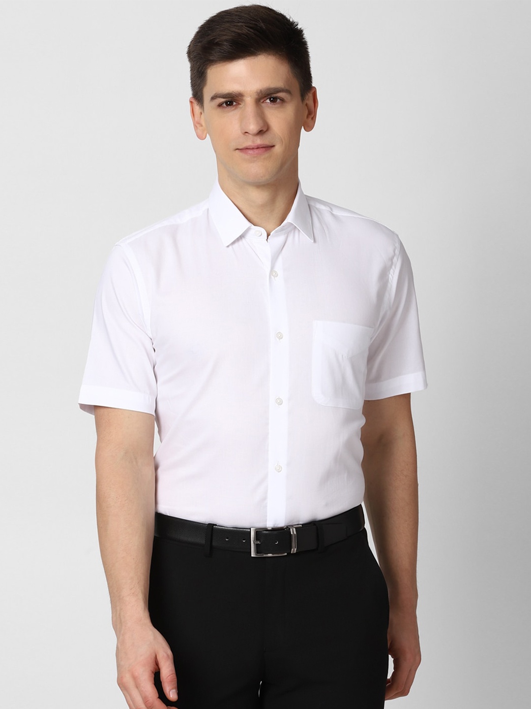 

Peter England Men White Pure Cotton Formal Shirt