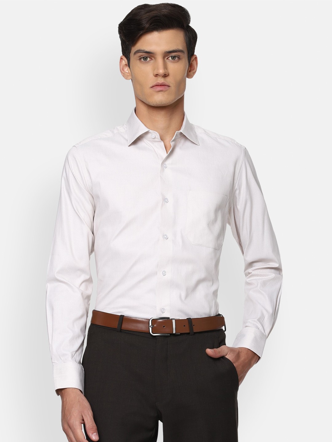 

Louis Philippe Gods & Kings Men White Formal Shirt