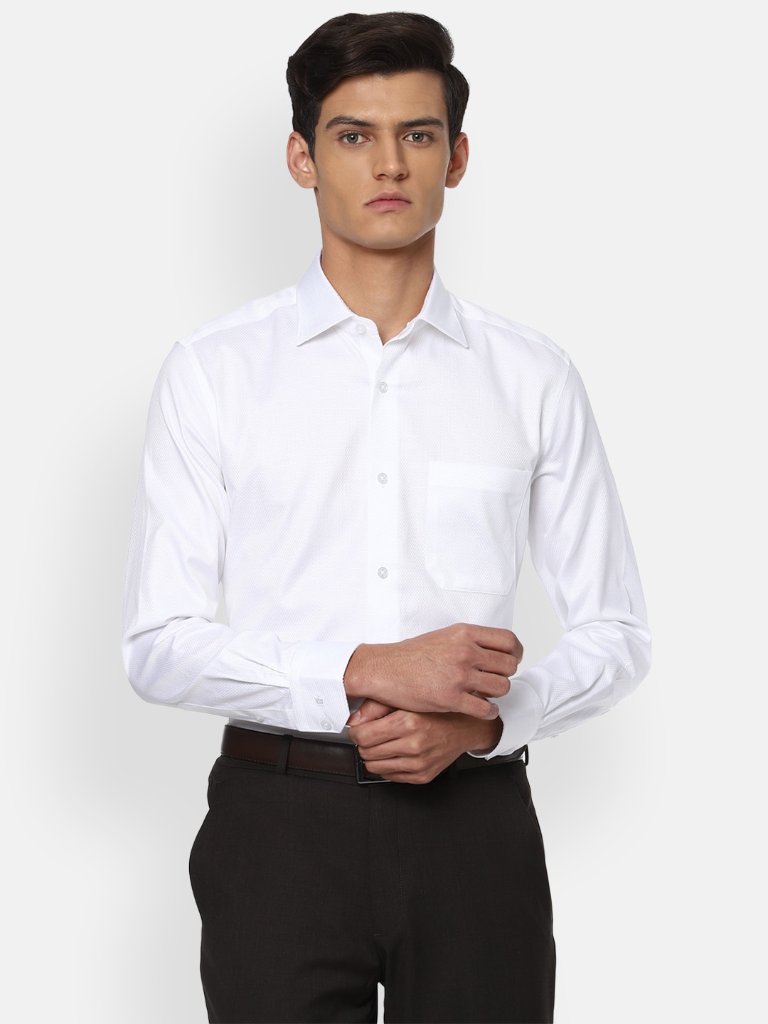 

Louis Philippe Gods & Kings Men White Formal Shirt