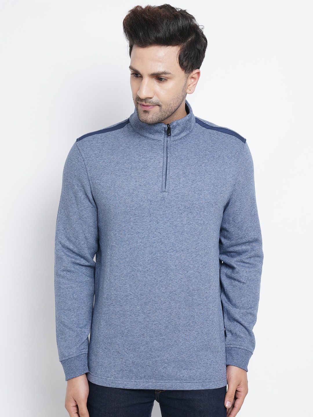 

Purple State Men Blue Sweatshirt
