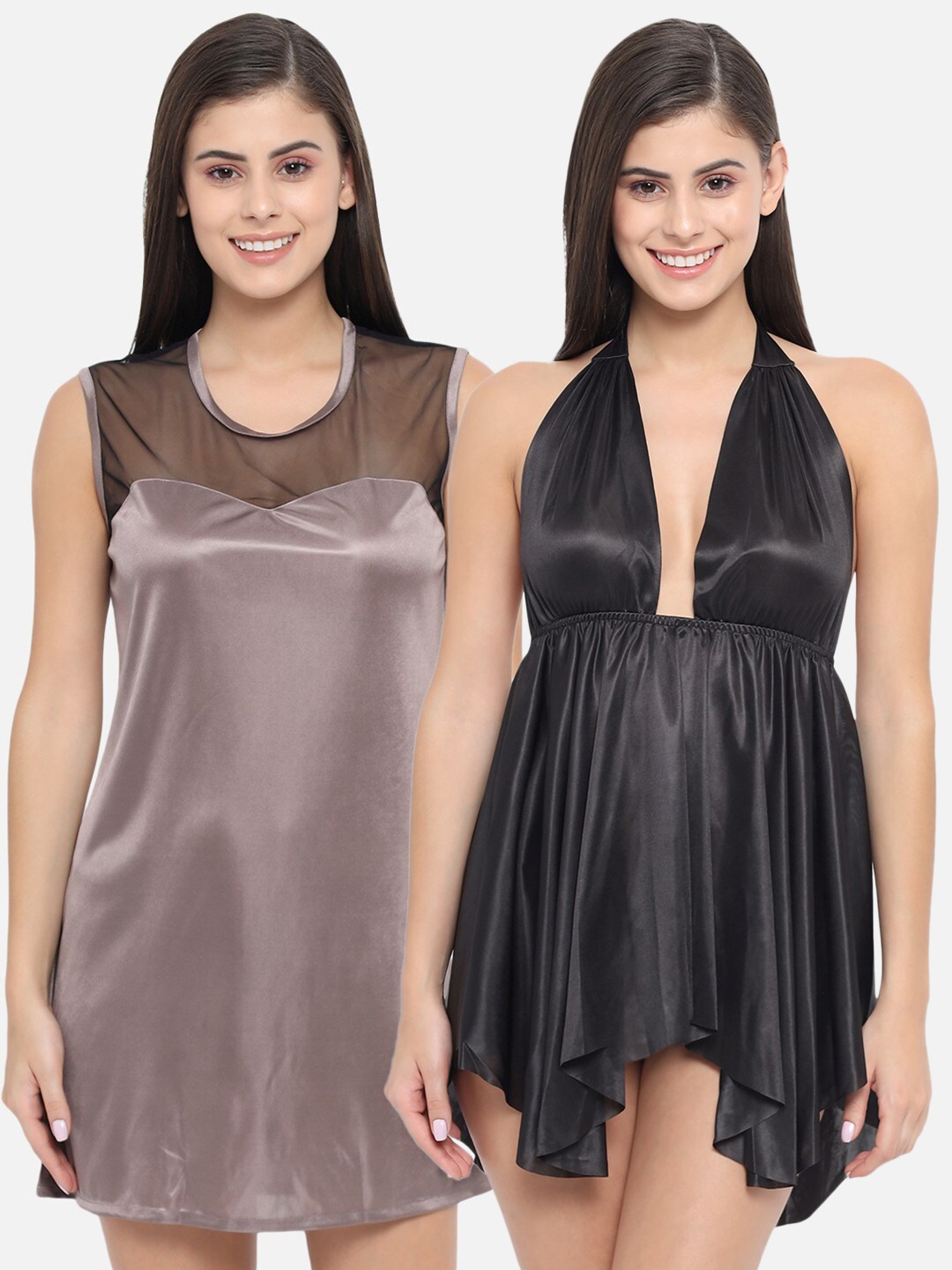 

Klamotten Pack Of 2 Black & Grey Baby Doll