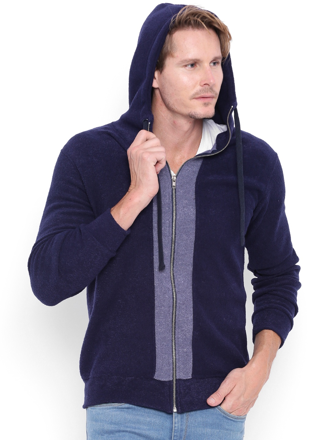 

Campus Sutra Blue Sweatshirt