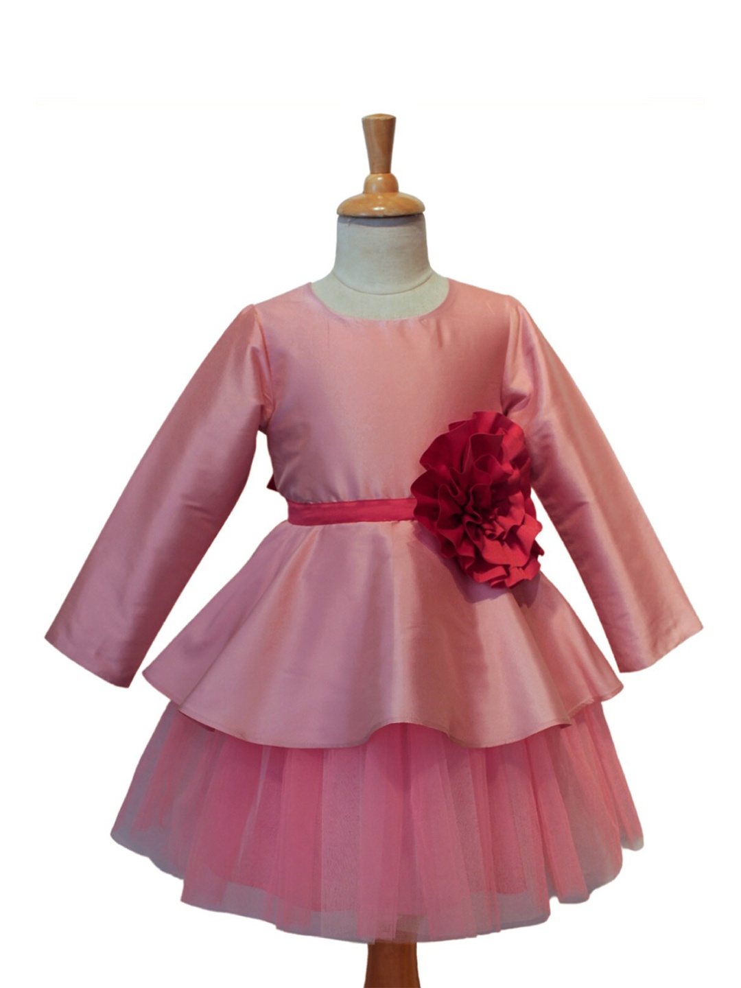 

A Little Fable Peach-Coloured Dress