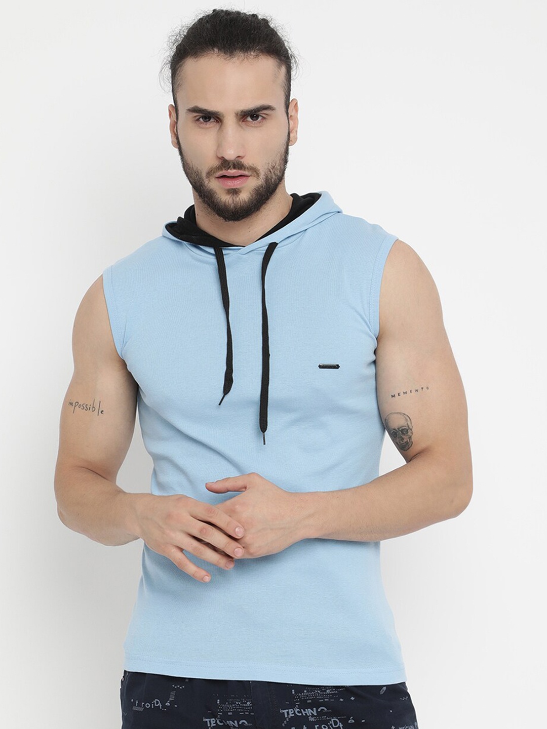 

V2 Value & Variety Men Blue Pockets T-shirt