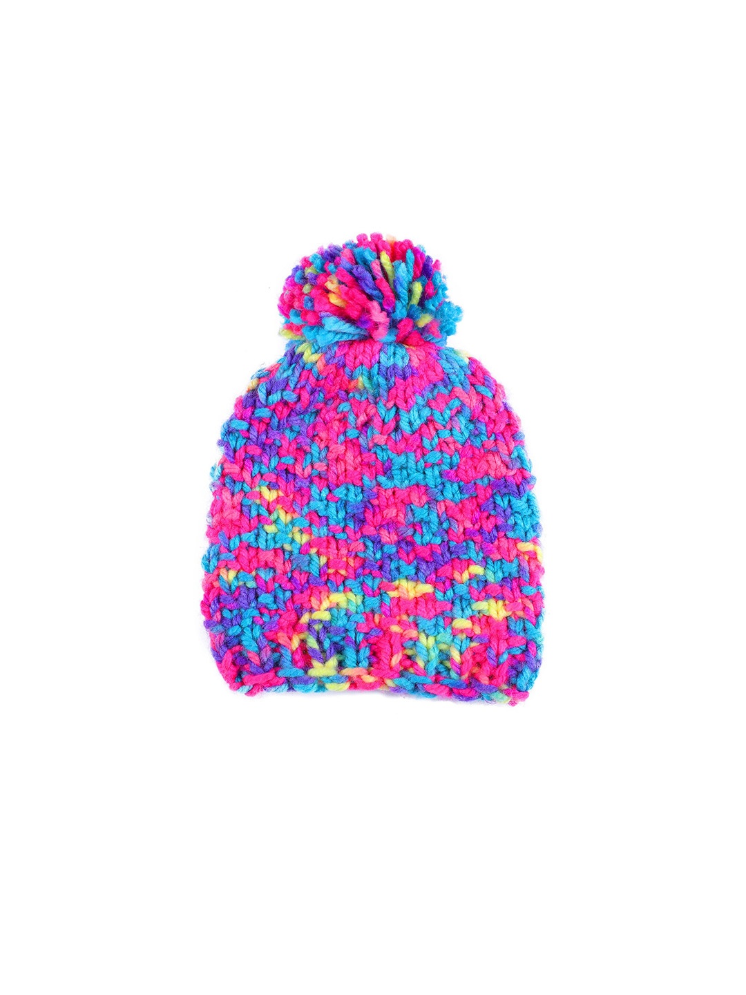

Bharatasya Girls Multicoloured Beanie, Multi