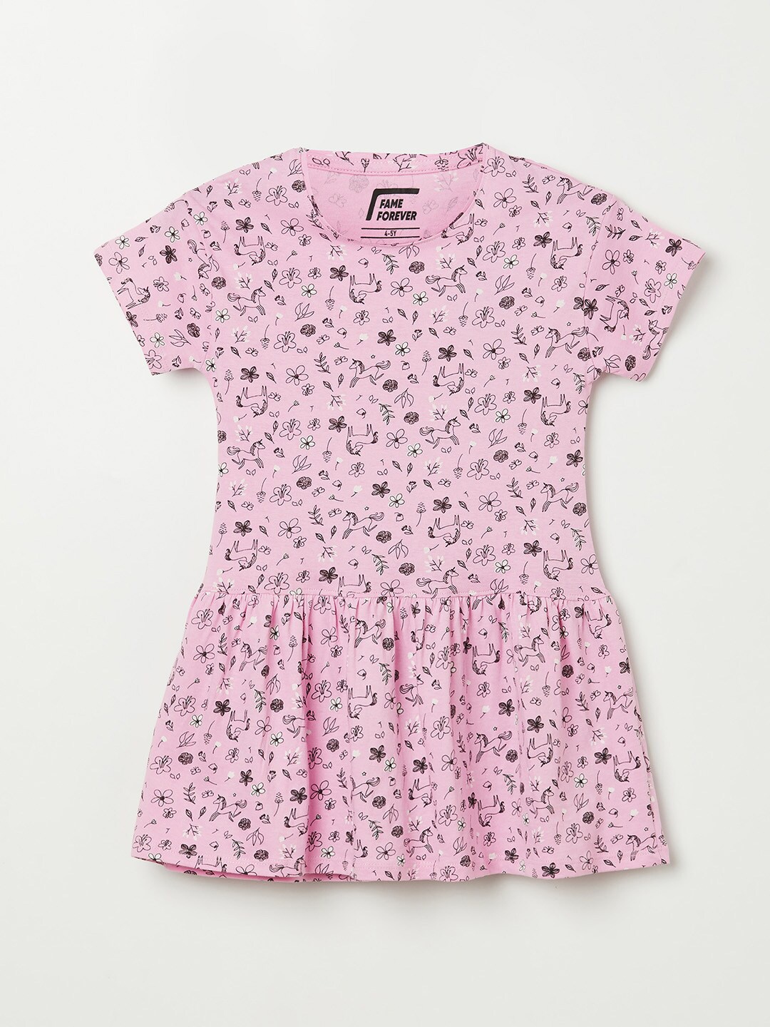 

Fame Forever by Lifestyle Purple Drop-Waist Dress