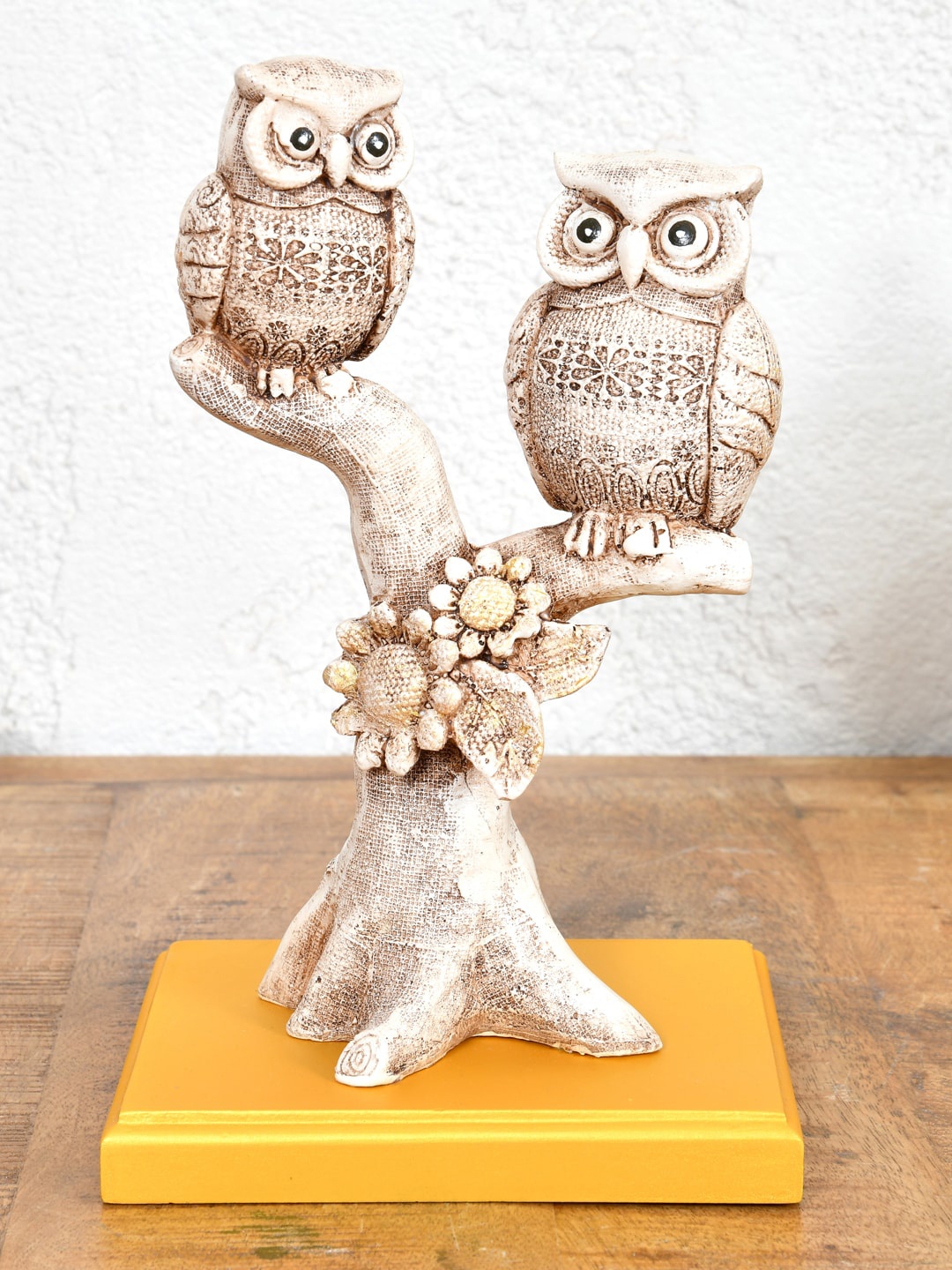 

Clasiko Taupe 2 Owls On A Branch Figurine