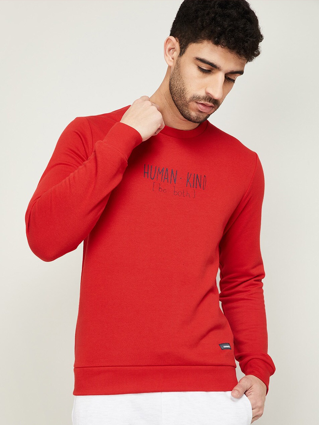 

Fame Forever by Lifestyle Men Red Printed Sweatshirt