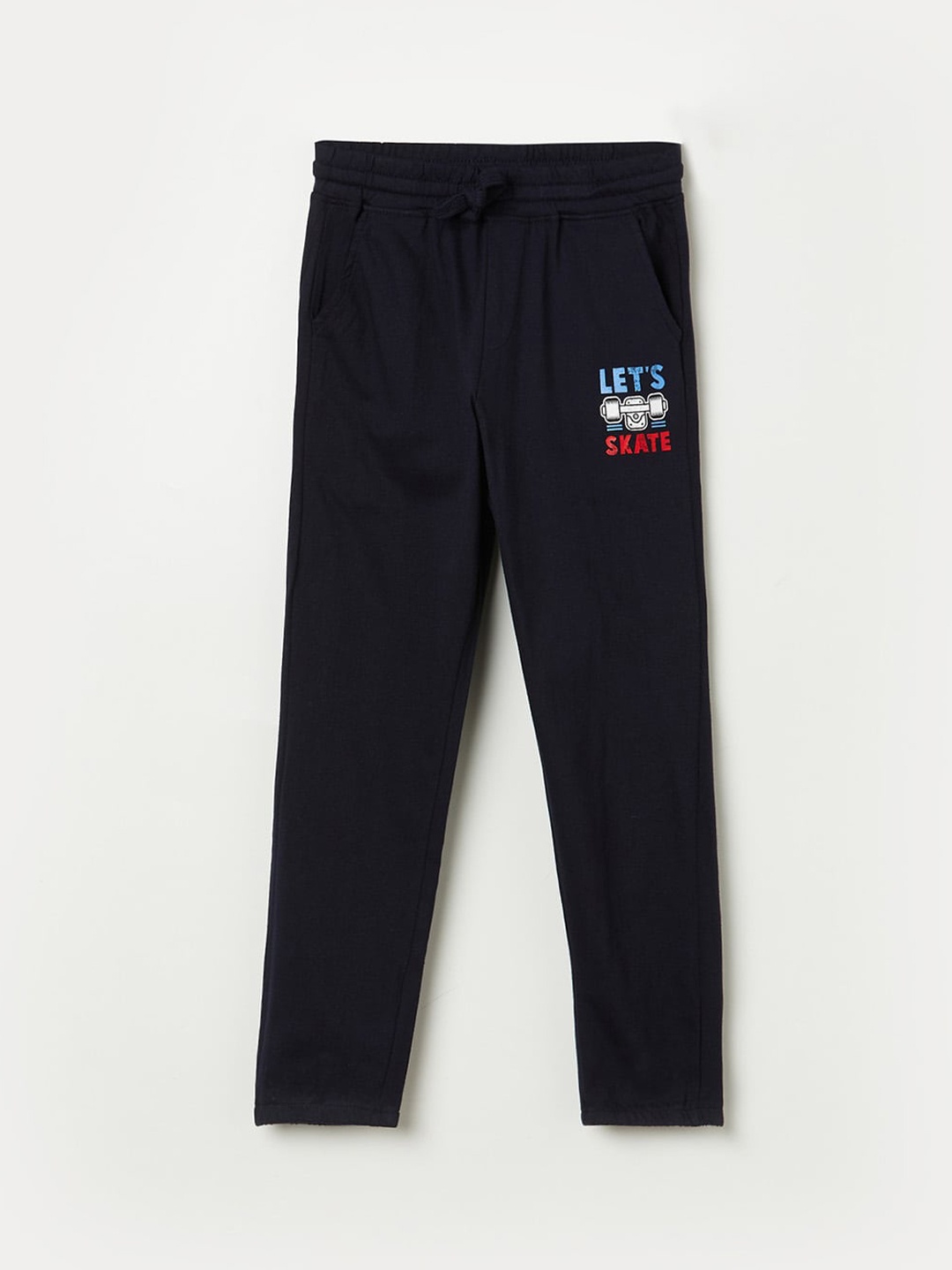 

Fame Forever by Lifestyle Boys Navy Blue Solid Cotton Track Pants