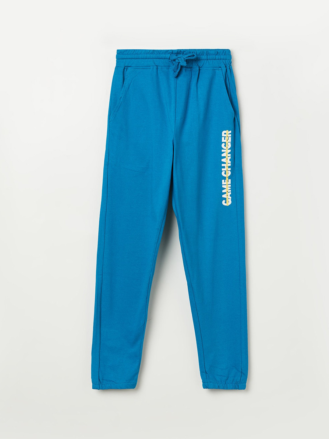 

Fame Forever by Lifestyle Boys Blue Solid Cotton Track Pants