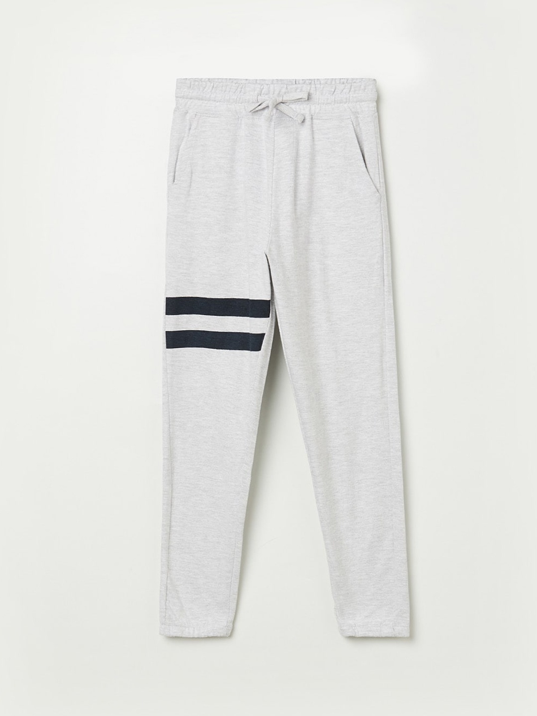 

Fame Forever by Lifestyle Boys Grey Melange Solid Cotton Joggers