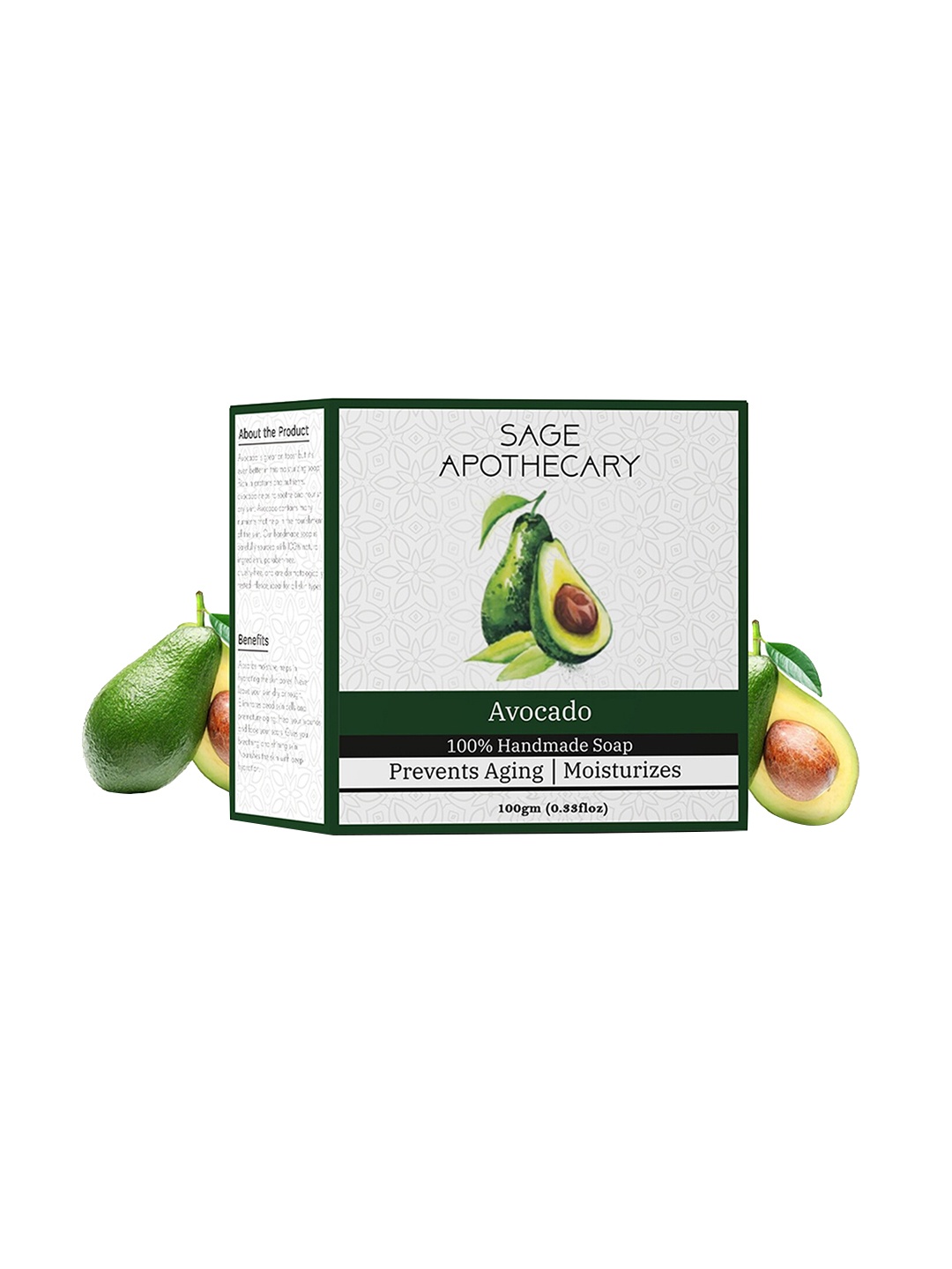 

Sage Apothecary White Avocado Soap 100g