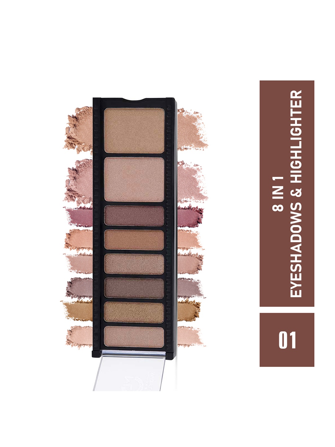 

MATTLOOK 8 in 1 Eyeshadow Highlighter Palette - Shade 1, Multi