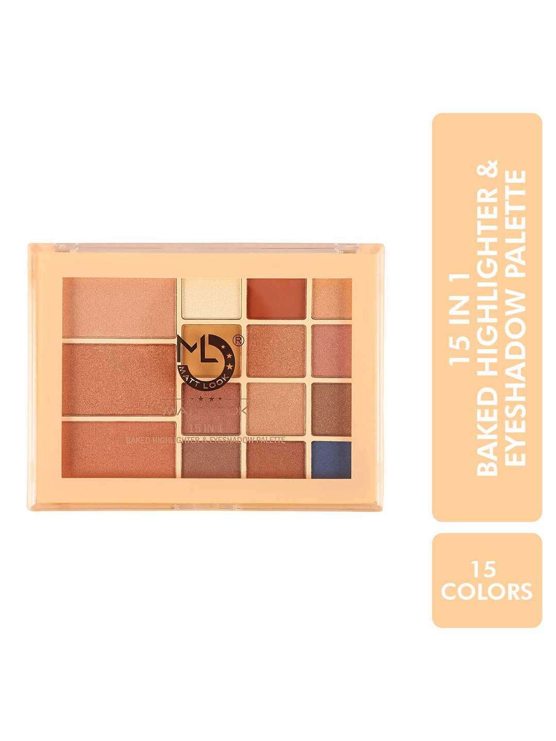 

MATTLOOK Multi 15 in 1 Baked Highlighter & Eyeshadow Palette