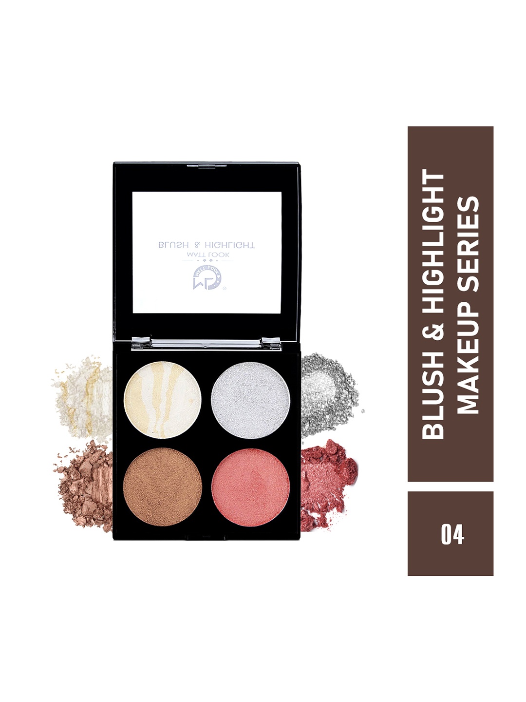 

MATTLOOK Make Up Series Blush & Highlight Palette - Shade 4, Multi
