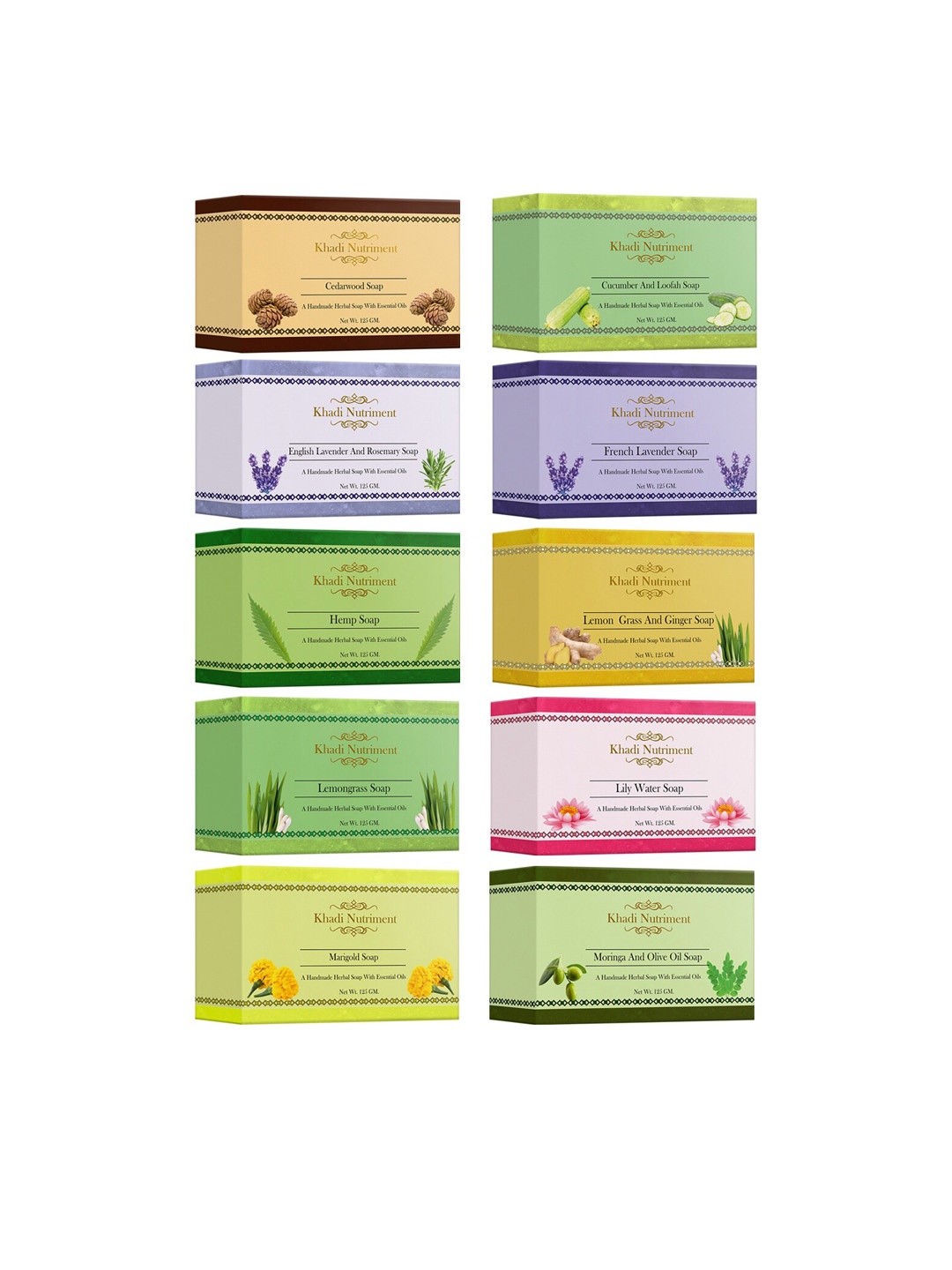 

Nutriment Multi Set of 10 Assorted Soap 125 g