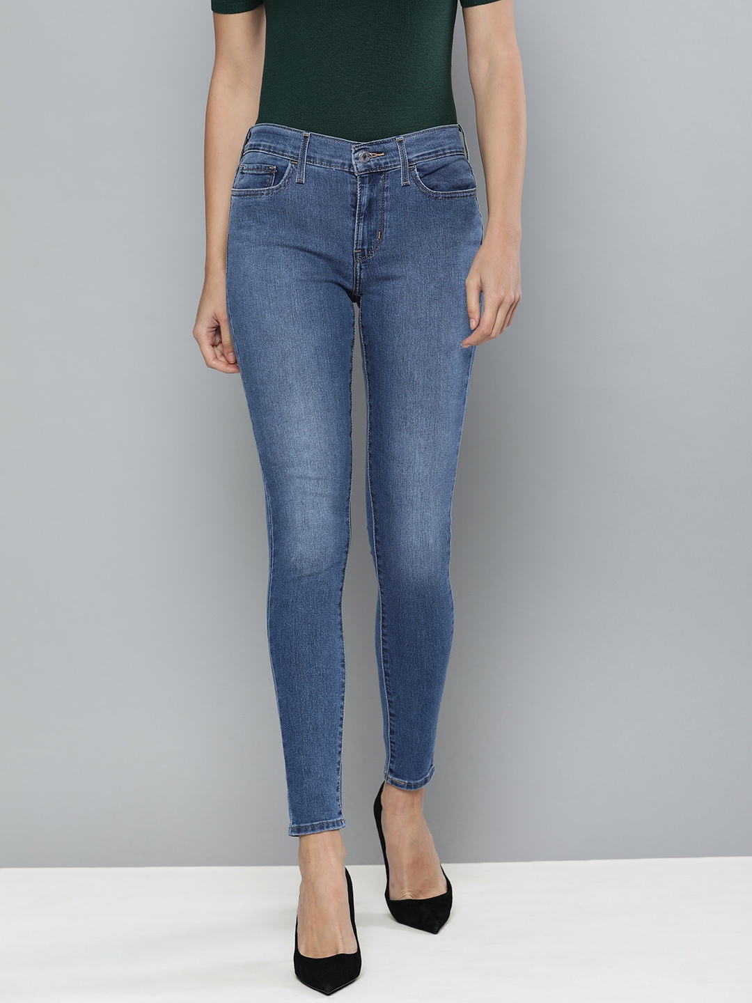 

Levis Women Blue 710 Super Skinny Fit Heavy Fade Stretchable Jeans