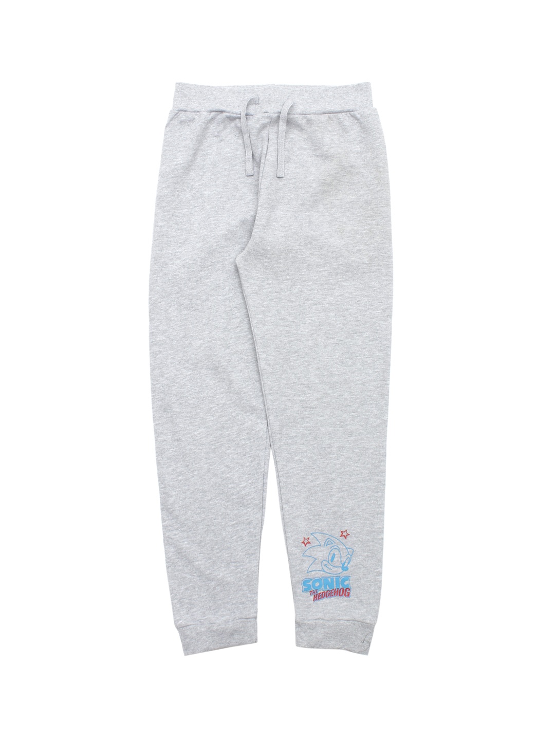 

Lil Lollipop Kids Grey Melange Solid Pure Cotton Joggers