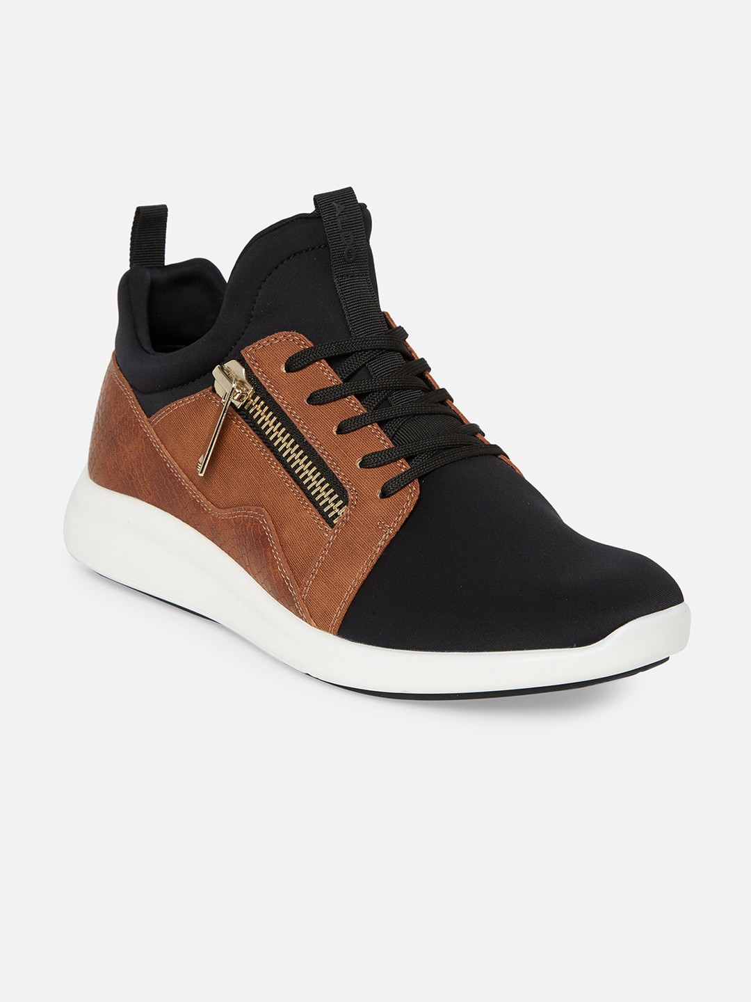 

ALDO Men Black Colourblocked Sneakers