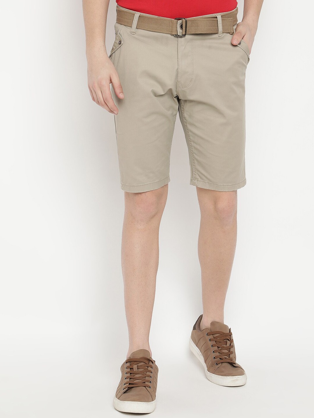 

V2 Value & Variety Men Beige Shorts