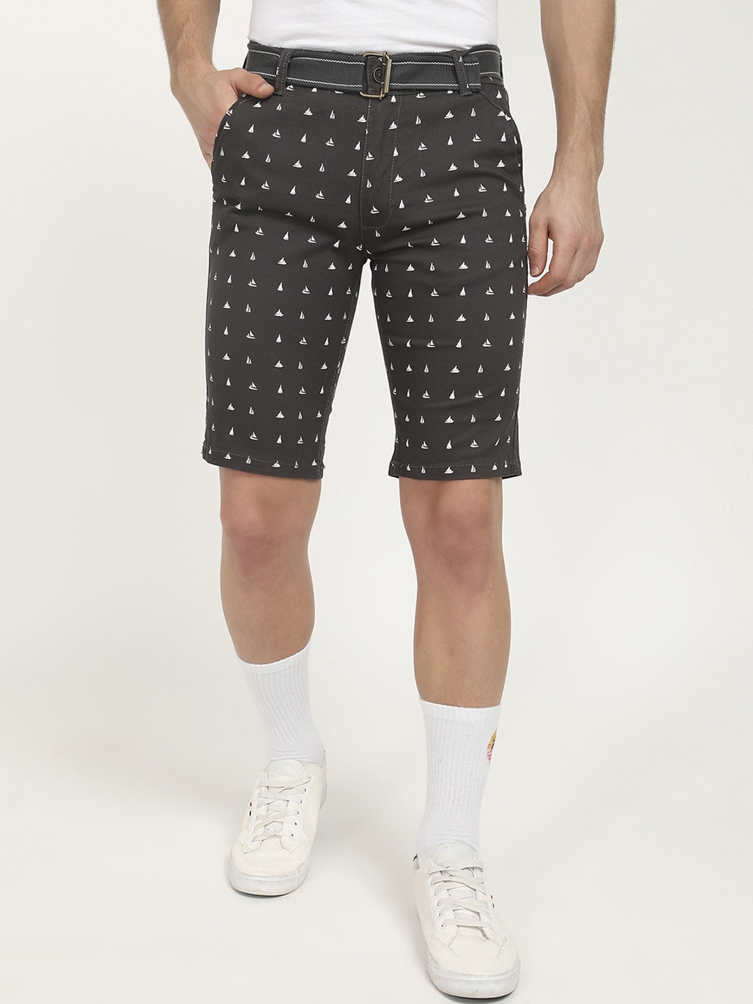 

V2 Value & Variety Men Black Printed Shorts