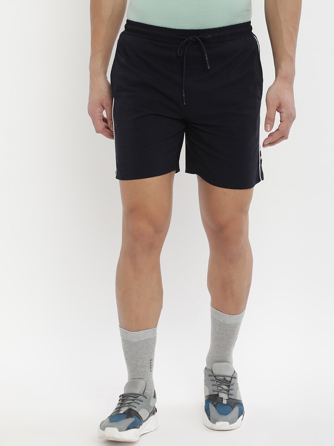 

V2 Value & Variety Men Navy Blue Sports Shorts