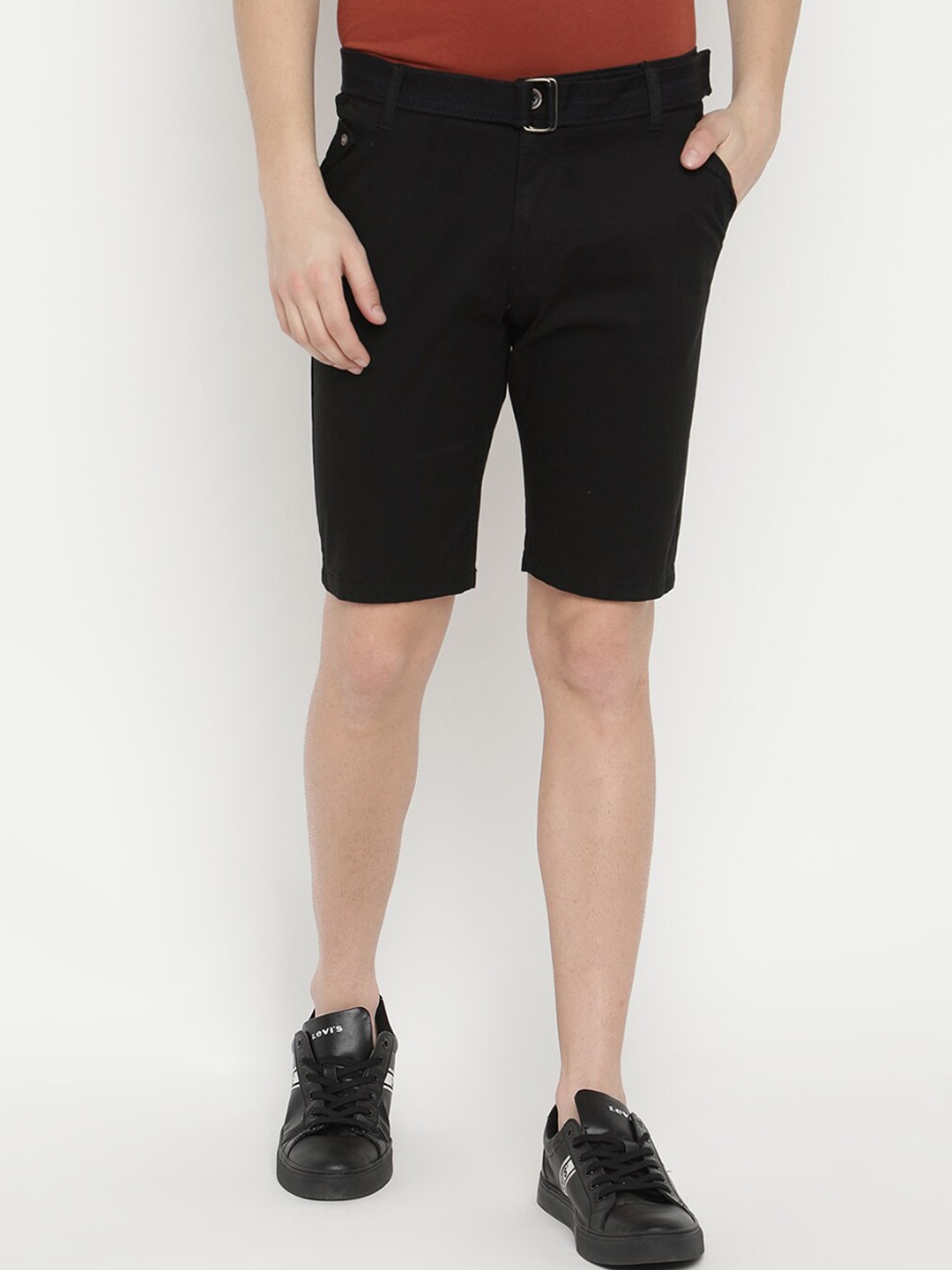 

V2 Value & Variety Men Black Sports Shorts