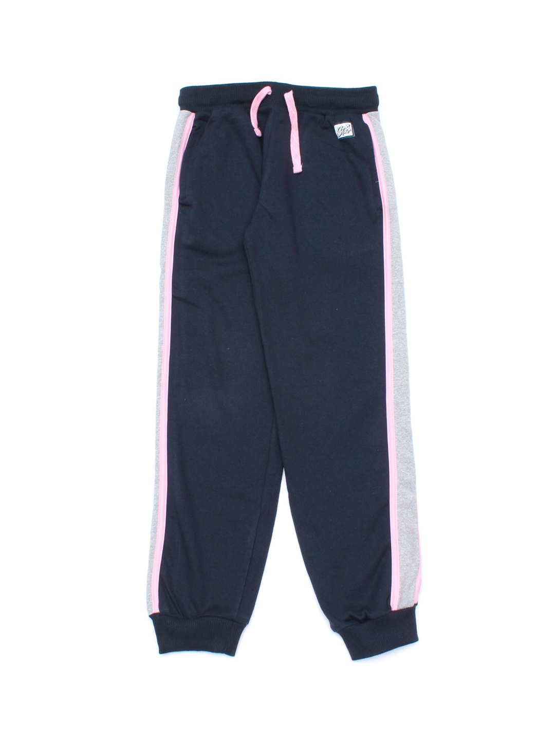 

Lil Lollipop Kids Black Striped Track Pants