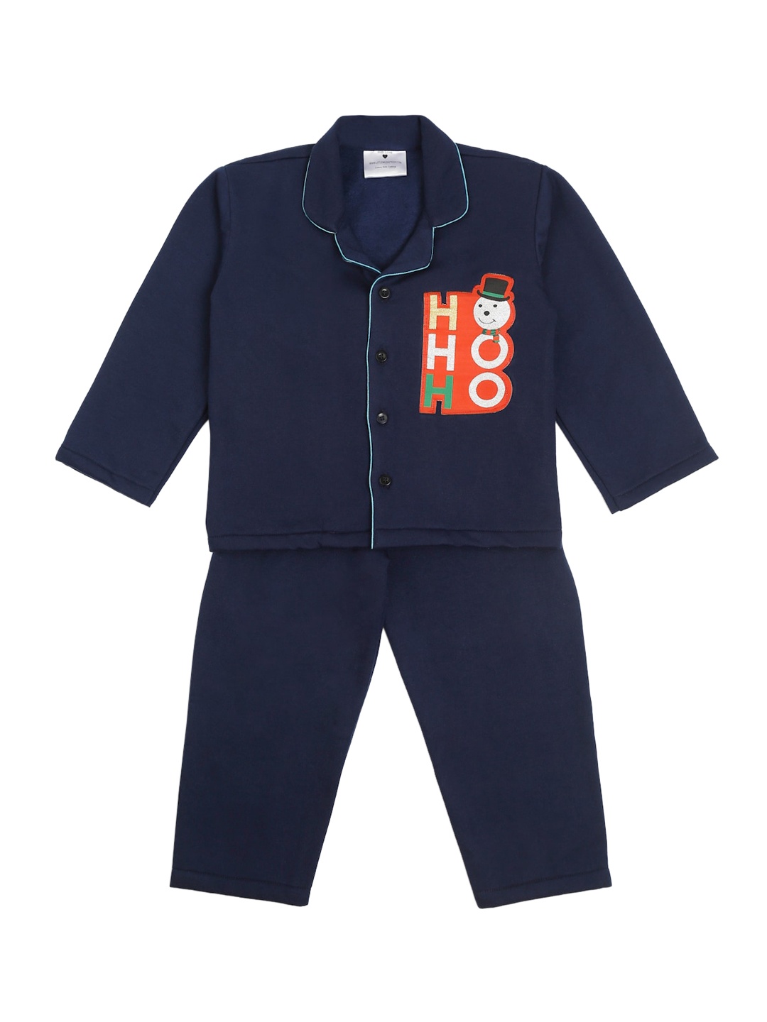 

Little Musketeer Girls Navy Blue Hobo Batch Night suit