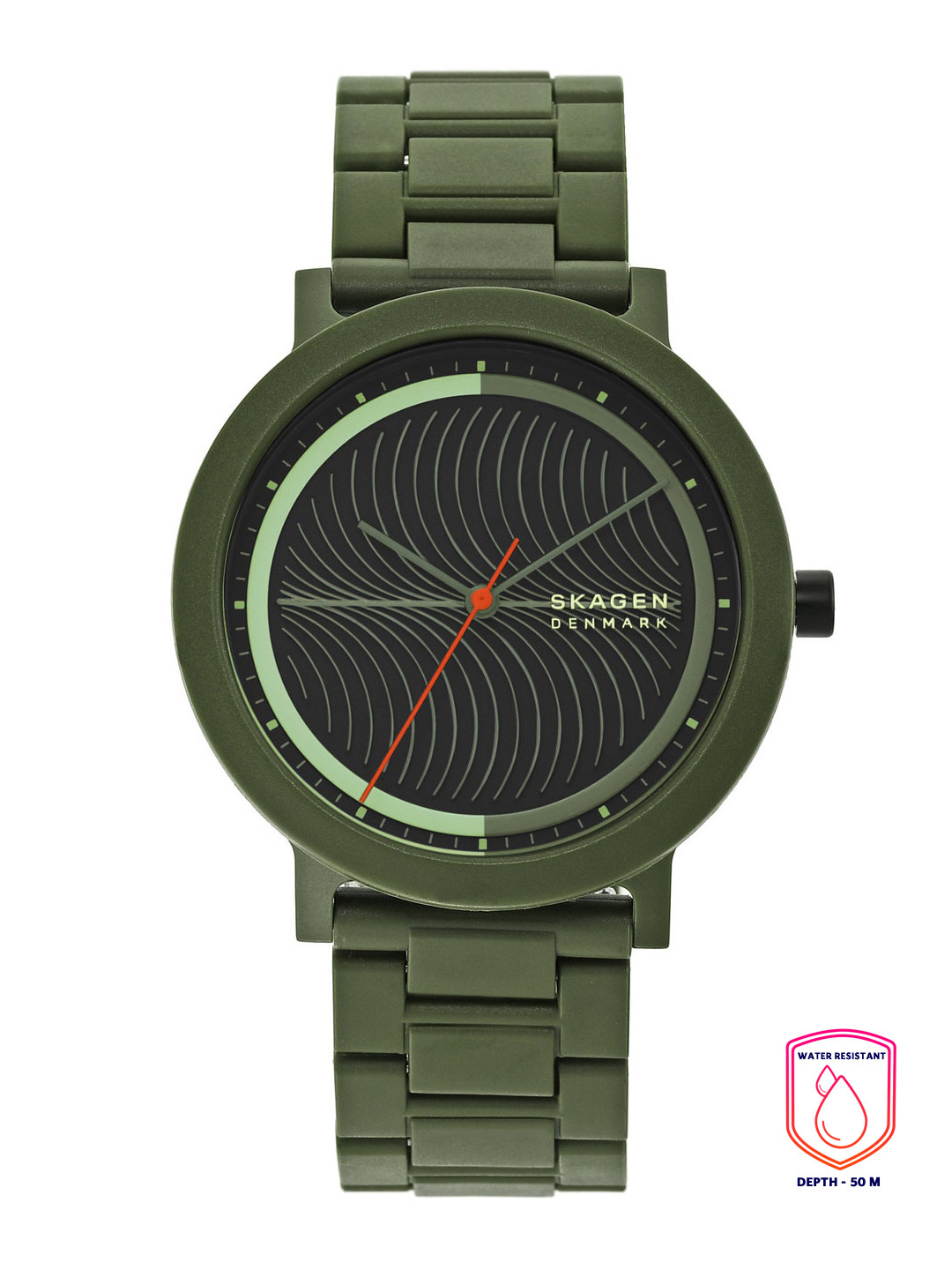 

SKAGEN Men Black Printed Dial Bracelet Style Analogue Watch SKW6771