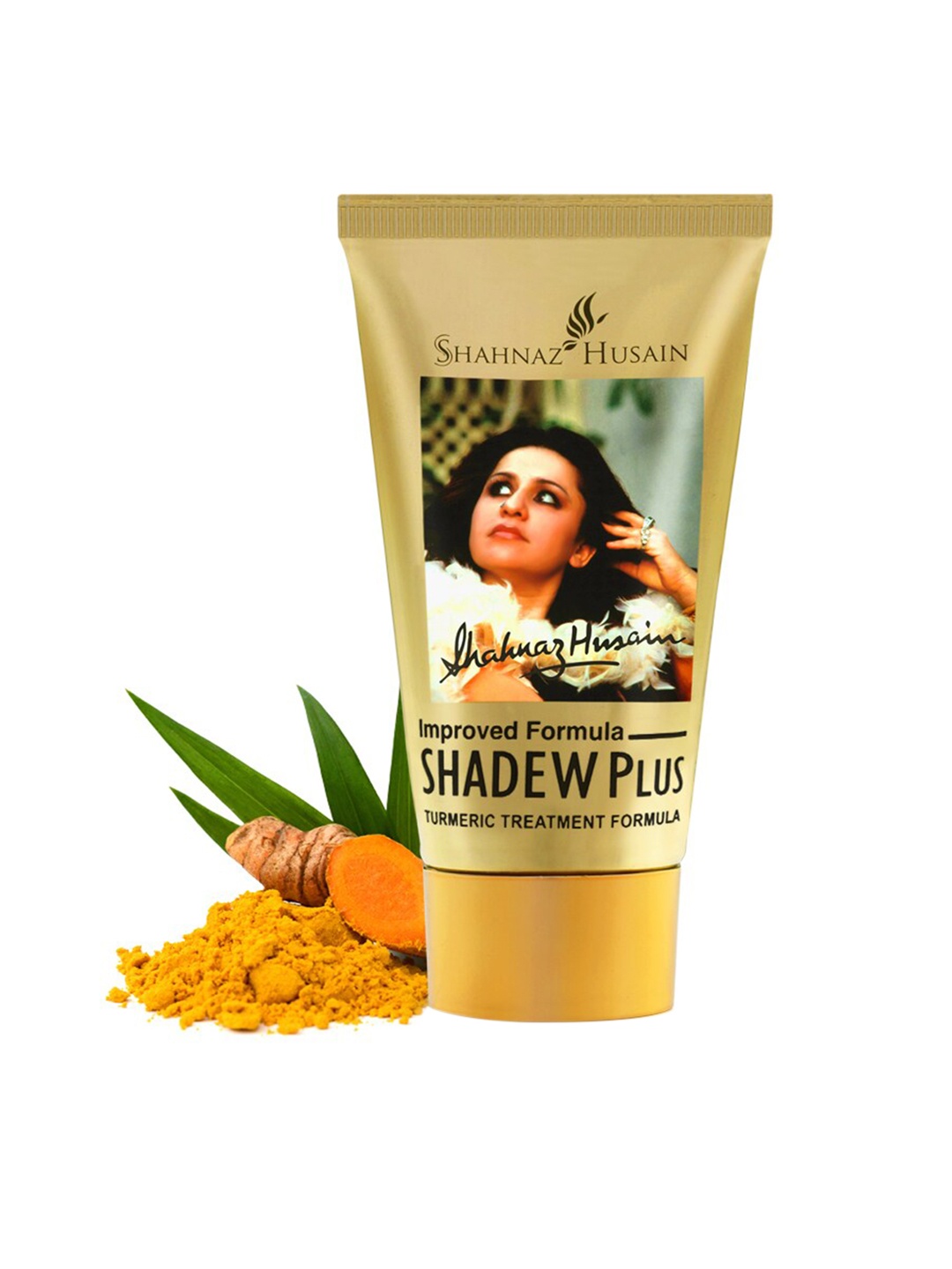 

Shahnaz Husain Shadew Plus Turmeric Treatment Formula - 40 g, White