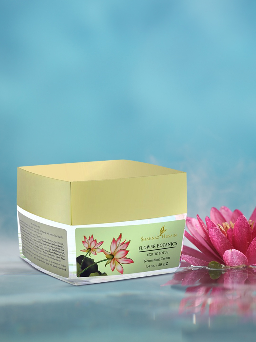 

Shahnaz Husain Flower Botanics Exotic Lotus Nourishing Cream 40g, White