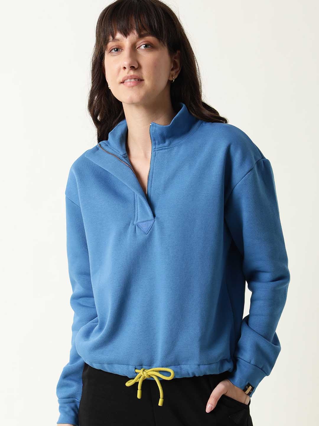 

RAREISM Women Blue Sweatshirt