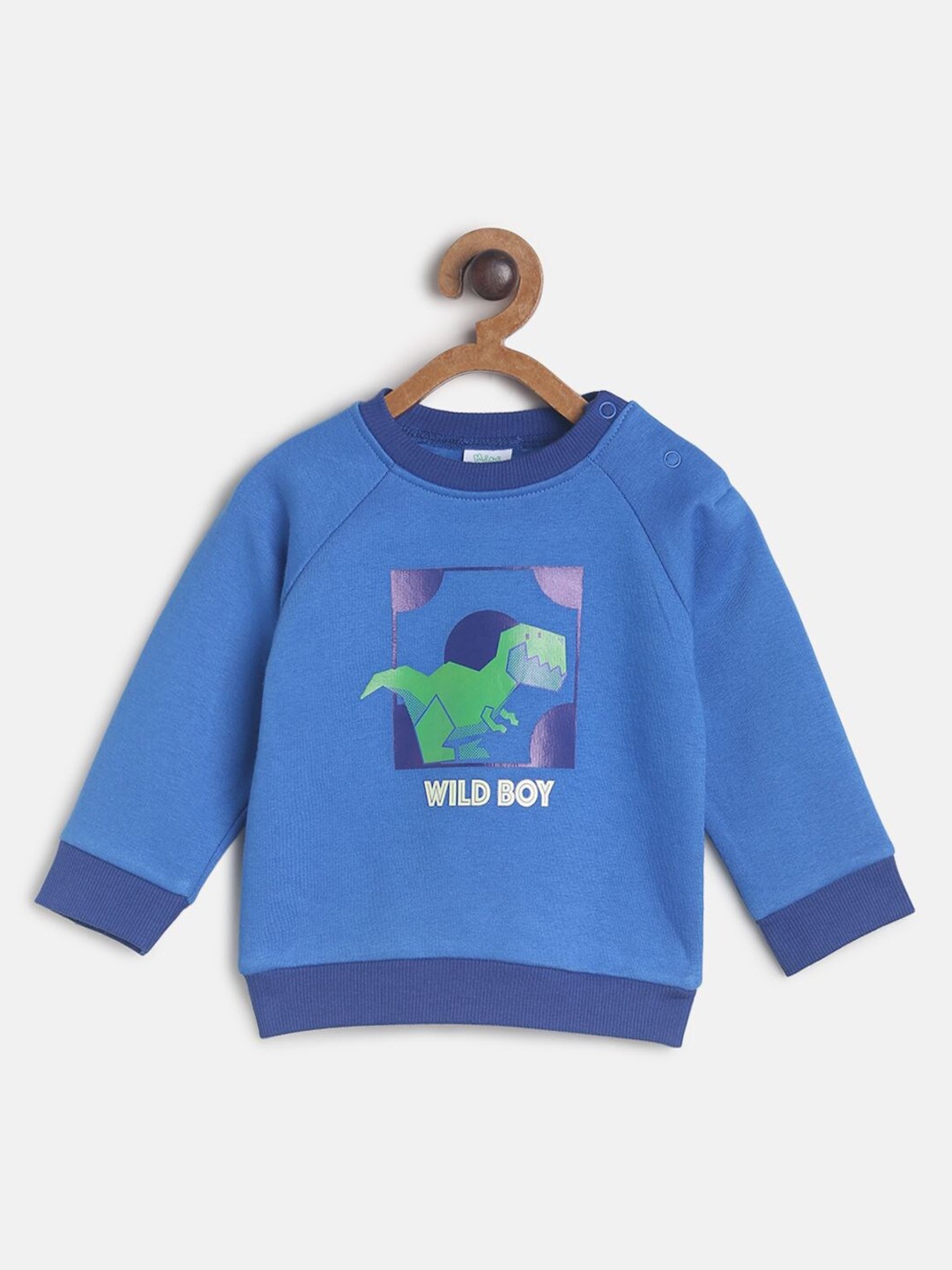 

MINI KLUB Boys Blue Animal Graphics Sweatshirt